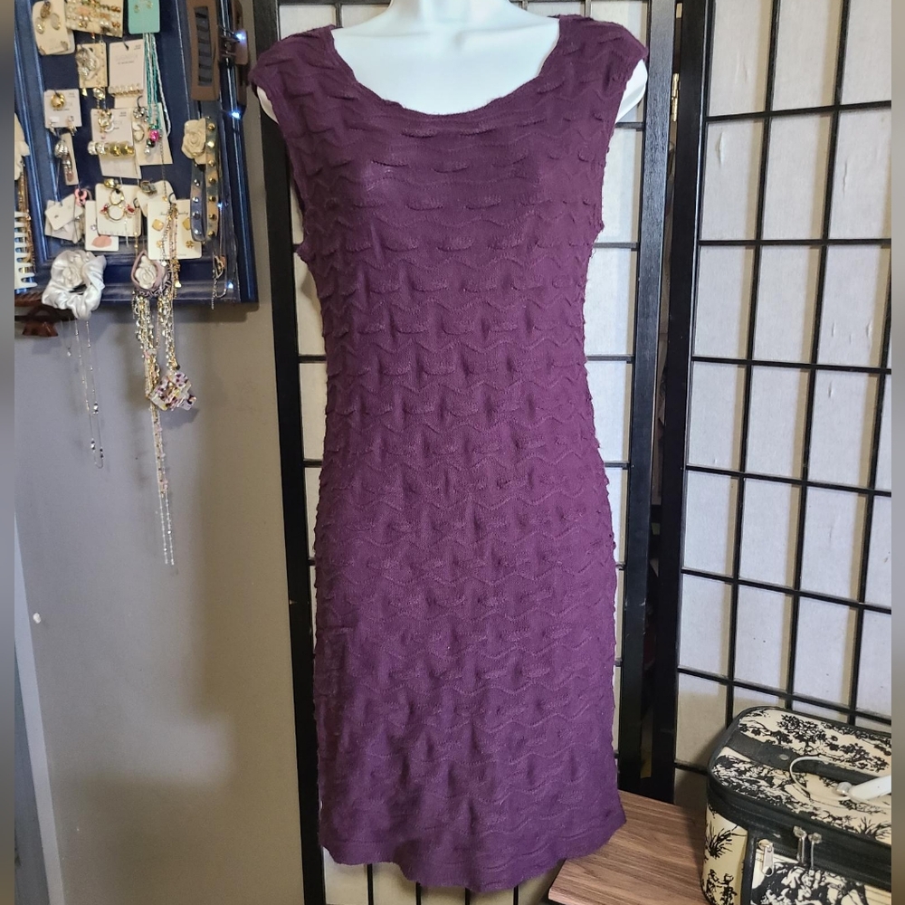 PIKO 1988 purple knit dress L
